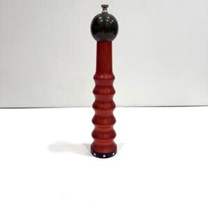 VTG William Bounds Pepper Mill Grinder 12” Tall Polka dot Post Modern MCM